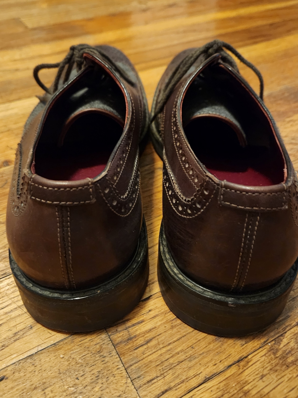 Di Mella Napoli - Two-Tone Brown & Gray Wingtip - Size 9M - Picture 5 of 6